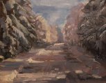 Winterland / Oil on canvas 20x16